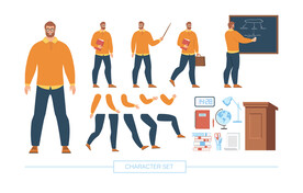 互联网扁平插画