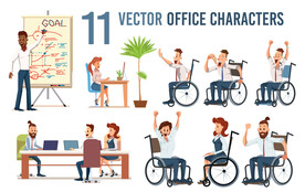 互联网扁平插画