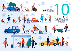 互联网扁平插画