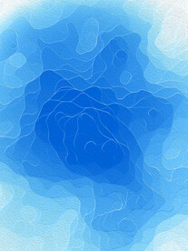 蓝色立体海报背景