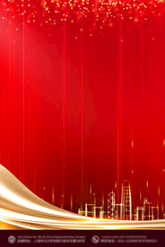 红色背景