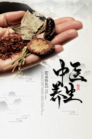 中草药  海报素材  中医文化