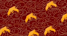 无缝拼接国风素材