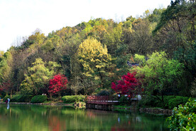 岳麓山穿石坡湖