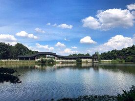 岳麓山穿石坡湖