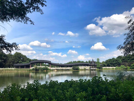 岳麓山穿石坡湖