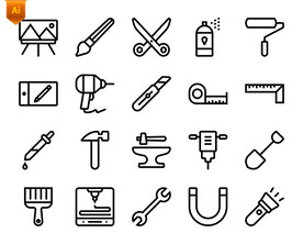 日常维修工具图标