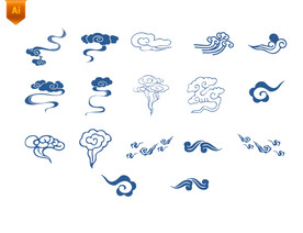 中国风祥云素材