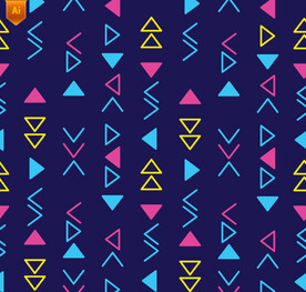 卡通抽象几何纹理