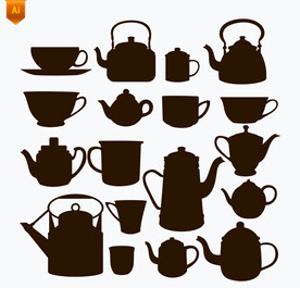 茶壶剪影