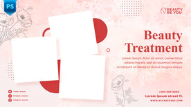 美容美体宣传海报