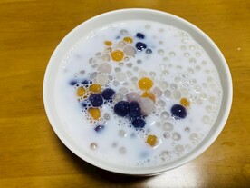 芋圆西米露甜品