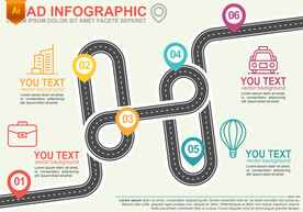 公路视觉信息图