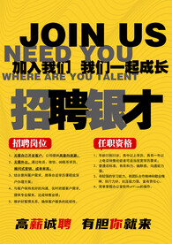 招聘海报
