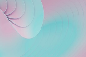 清新螺旋波浪抽象背景