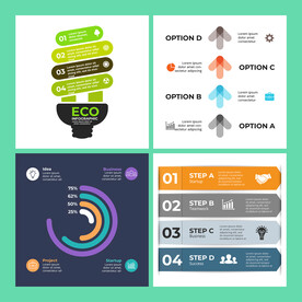 多彩数据信息图表