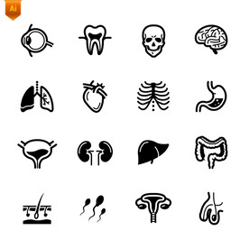 医学器官图标