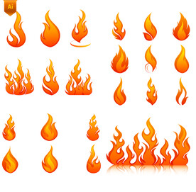 火焰矢量素材