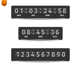 计时器拟物插画