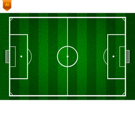 足球场矢量背景