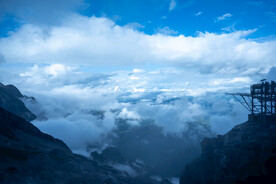 玉龙雪山 黑白雪山 