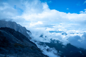 玉龙雪山 黑白雪山 