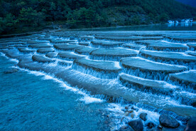 蓝月谷 风景 大自然 山水 湖