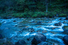 蓝月谷 风景 大自然 山水 湖