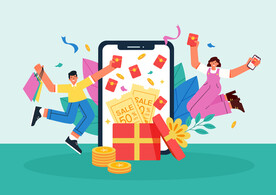 抢红包领消费券