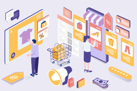 2.5D网上购物促销