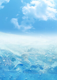 天空冰块背景