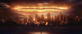 壁纸 燃烧的城市