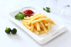 原味波浪薯条佐番茄酱沙司