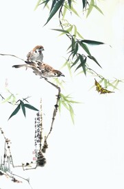 眼明心快逐飞蛾