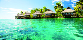 碧海蓝天度假图