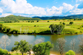 乌兰布统公主湖