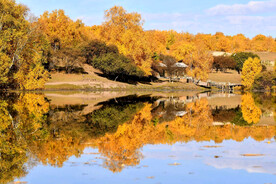 乌兰布统公主湖