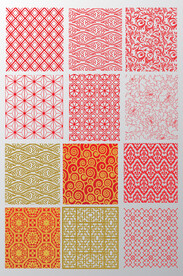 底纹花纹传统古典中式纹样