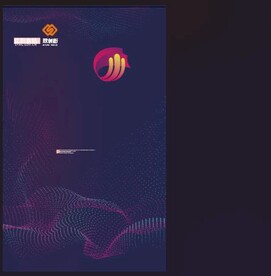 手机海报渐变色背景科技感