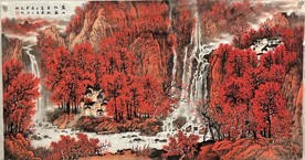 万山红遍层林尽染