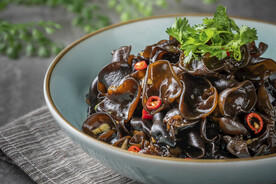 爽口小木耳近景