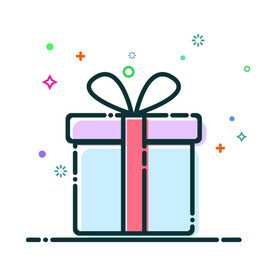 礼盒矢量素材插画