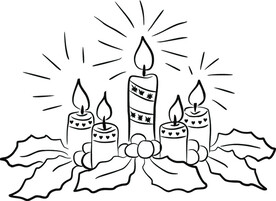 蜡烛矢量素材插画