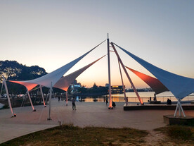 膜结构景观棚休闲凉亭