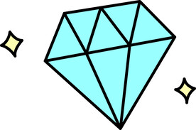 简笔画钻石