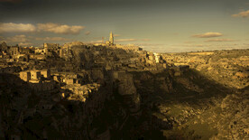 马泰拉的石窟民居和石头教堂花园