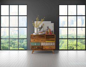 现代客厅 3D场景 空景