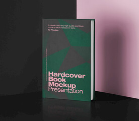 书籍封面设计样机模板