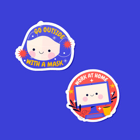 透明塑料袋贴纸样机