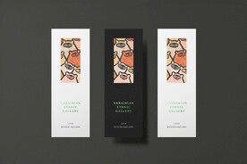 书店长条形卡片书签样机